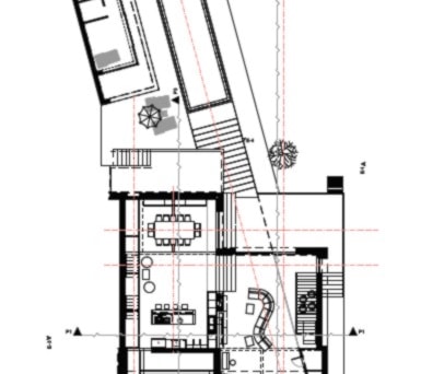 Aranżacje wnętrz - Salon: Rozkład pomieszczeń na środkowej kondygnacji - BIAMS Budownictwo i Architektura Marcin Sieradzki - projektant, architekt. Przeglądaj, dodawaj i zapisuj najlepsze zdjęcia, pomysły i inspiracje designerskie. W bazie mamy już prawie milion fotografii!