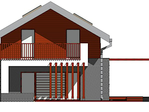 Rezydencja pod Łodzią - Domy, styl skandynawski - zdjęcie od BIAMS Budownictwo i Architektura Marcin Sieradzki - projektant, architekt