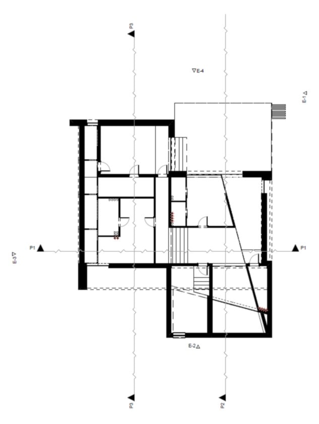 Rozkład pomieszczeń na górnej kondygnacji - zdjęcie od BIAMS Budownictwo i Architektura Marcin Sieradzki - projektant, architekt - Homebook