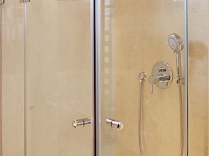 łazienka z ukrytą pralką - Łazienka, styl nowoczesny - zdjęcie od ajaje - architekci & projektanci wnętrz