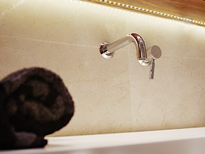łazienka z ukrytą pralką - Łazienka, styl nowoczesny - zdjęcie od ajaje - architekci & projektanci wnętrz