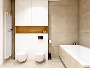 współczesny styl góralski - Średnia bez okna z punktowym oświetleniem łazienka, styl nowoczesny - zdjęcie od ajaje - architekci & projektanci wnętrz