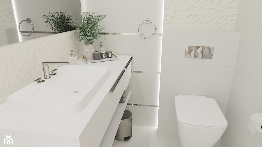 łazienka w bieli - zdjęcie od MRÓZdesign