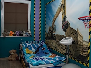 Mała zmiana po latach - metamorfoza 35m :) - Mały niebieski pokój dziecka dla dziecka dla chłopca dla dziewczynki - zdjęcie od Dominik Małgowski