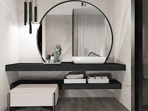 Harmony bathroom. Projekt łazienki - Łazienka, styl nowoczesny - zdjęcie od DABROVSKA Architektura Wnętrz