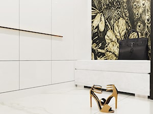 White elegant. Projekt przedpokoju - Hol / przedpokój, styl nowoczesny - zdjęcie od DABROVSKA Architektura Wnętrz