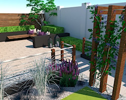 Ogrody przydomowe - Ogród, styl nowoczesny - zdjęcie od Zielony Tlen - pracownia architektury krajobrazu - Homebook