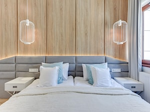 APARTAMENT GDAŃSK - Średnia biała sypialnia, styl nowoczesny - zdjęcie od INSIDERS