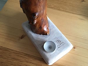 Świecznik z jabłoni - zdjęcie od CLOVE Stoły ze starego drewna