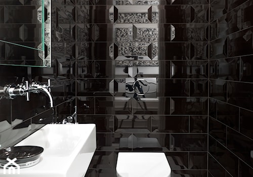 Apartapent Morskie Oko - Mała bez okna z lustrem łazienka, styl nowoczesny - zdjęcie od BBHome Design