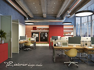 Design concept of the interior office for IT company - Wnętrza publiczne - zdjęcie od tz_interior