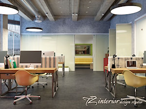 Design concept of the interior office for IT company - Wnętrza publiczne - zdjęcie od tz_interior