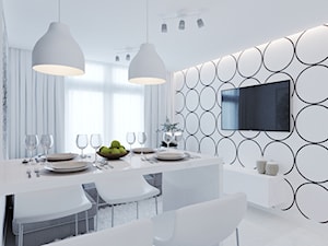 Magnificence White Kitchen Ideas - Jadalnia - zdjęcie od tz_interior