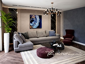 Wouldn’t you love to host a dinner party here? - Średni szary salon - zdjęcie od tz_interior