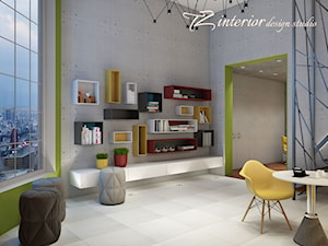 Design concept of the interior office for IT company - Wnętrza publiczne - zdjęcie od tz_interior