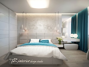 Your home’s design is a creative expression of who you are. - Średnia szara sypialnia - zdjęcie od tz_interior