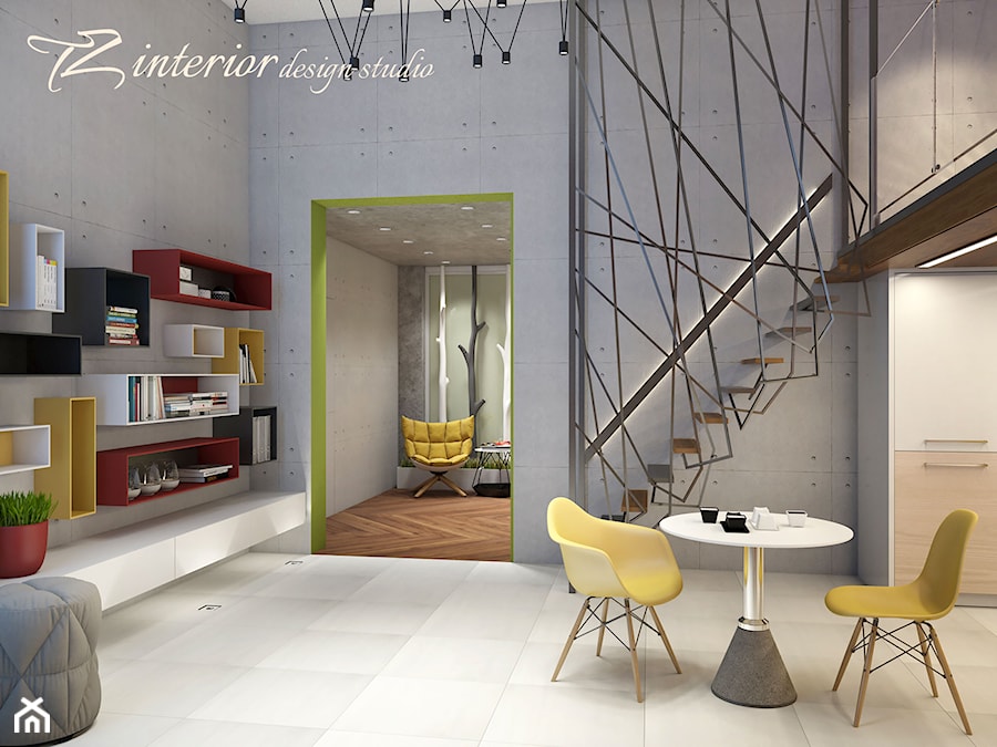 Design concept of the interior office for IT company - Wnętrza publiczne - zdjęcie od tz_interior