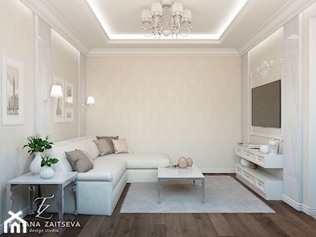 Aranżacje wnętrz - Salon: Let me know what do you think about it? - Mały szary salon - tz_interior. Przeglądaj, dodawaj i zapisuj najlepsze zdjęcia, pomysły i inspiracje designerskie. W bazie mamy już prawie milion fotografii!