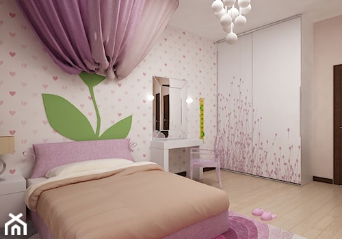 The trend of minimalist home design and decoration seems to never fade away. - Duża biała różowa sypialnia - zdjęcie od tz_interior