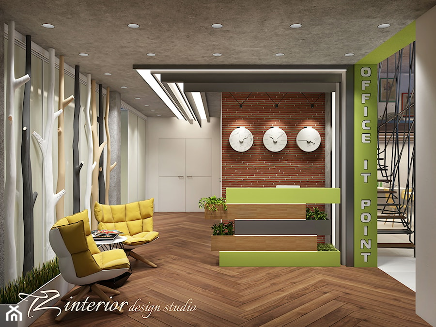 Design concept of the interior office for IT company - Wnętrza publiczne - zdjęcie od tz_interior