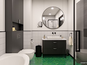 Łazienka z prysznicem i wanną - zdjęcie od Szawrot Design