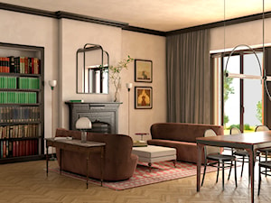 Villa Gossamer - Salon, styl tradycyjny - zdjęcie od Szawrot Design