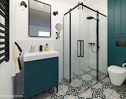 Mała łazienka z prysznicem - zdjęcie od Szawrot Design - Homebook