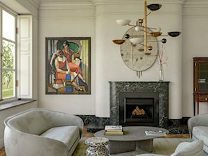 Villa Art Deco - Salon, styl nowoczesny - zdjęcie od Szawrot Design