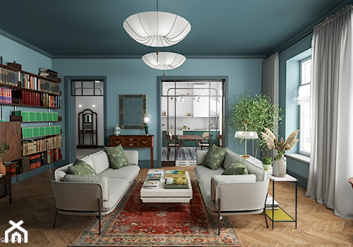 Apartament w kamienicy - Salon, styl tradycyjny - zdjęcie od Szawrot Design