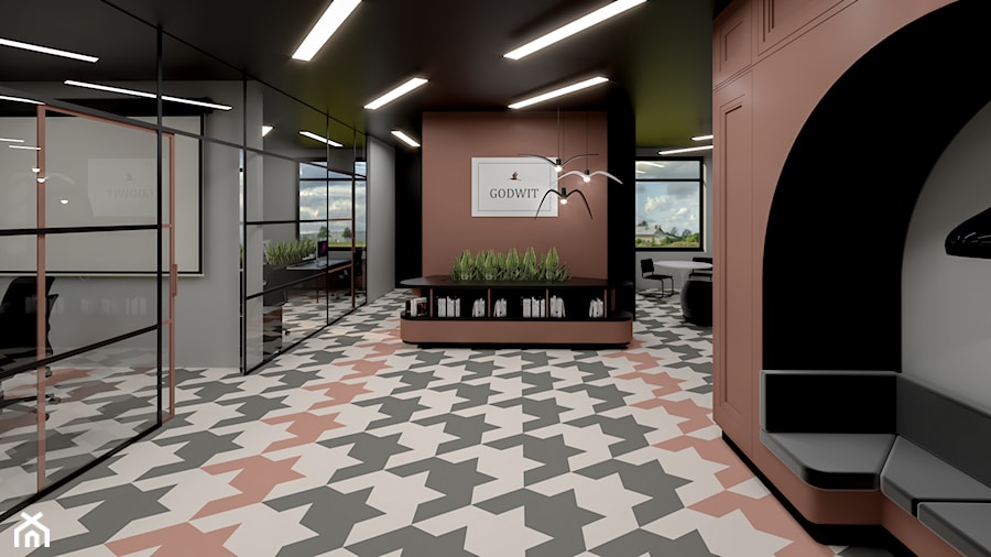Małe biuro - Biuro, styl nowoczesny - zdjęcie od Szawrot Design