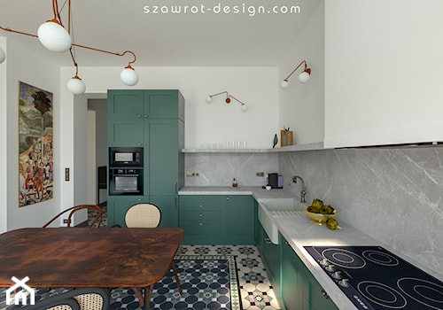 Apartament w kamienicy - Kuchnia, styl tradycyjny - zdjęcie od Szawrot Design