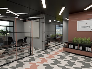 Małe biuro - Biuro, styl industrialny - zdjęcie od Szawrot Design