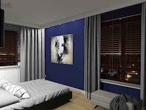 mieszkanie nowoczesne 70m2 - Sypialnia, styl minimalistyczny - zdjęcie od DR-STUDIO