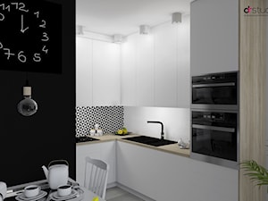 mieszkanie w stylu skandynawskim 70m2 - Kuchnia, styl nowoczesny - zdjęcie od DR-STUDIO