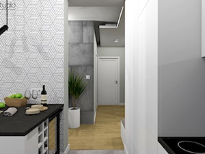 mieszkanie nowoczesne 70m2 - Kuchnia, styl nowoczesny - zdjęcie od DR-STUDIO