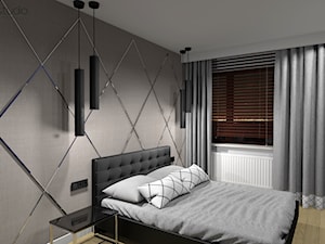 mieszkanie nowoczesne 70m2 - Sypialnia, styl nowoczesny - zdjęcie od DR-STUDIO