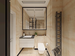 Stylizowane wnętrza - Średnia bez okna z punktowym oświetleniem łazienka, styl nowoczesny - zdjęcie od Gama Design