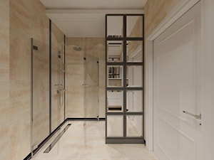 Stylizowane wnętrza - Średnia bez okna z lustrem łazienka, styl nowoczesny - zdjęcie od Gama Design