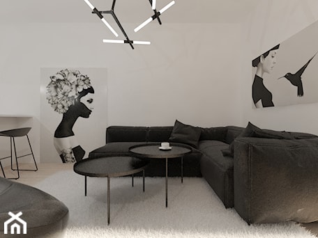 Aranżacje wnętrz - Salon: Apartament w dwóch kolorach - Salon, styl nowoczesny - Gama Design . Przeglądaj, dodawaj i zapisuj najlepsze zdjęcia, pomysły i inspiracje designerskie. W bazie mamy już prawie milion fotografii!