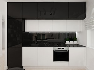 Apartament w dwóch kolorach - Kuchnia, styl nowoczesny - zdjęcie od Gama Design