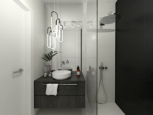 Apartament w dwóch kolorach - Łazienka, styl nowoczesny - zdjęcie od Gama Design