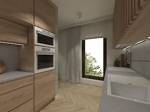 Projekt apartament Port Praski - Kuchnia, styl skandynawski - zdjęcie od Gama Design