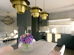 Apartament pod wynajem Mokotów Warszawa - Kuchnia, styl nowoczesny - zdjęcie od Gama Design