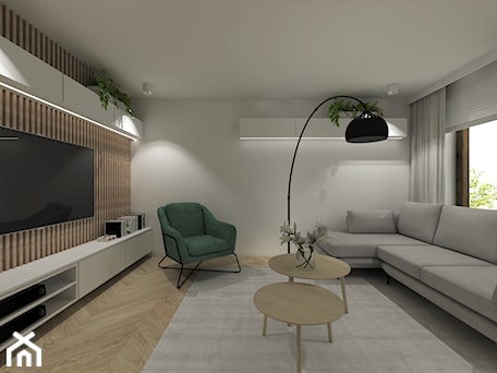 Aranżacje wnętrz - Salon: Projekt apartament Port Praski - Salon, styl skandynawski - Gama Design . Przeglądaj, dodawaj i zapisuj najlepsze zdjęcia, pomysły i inspiracje designerskie. W bazie mamy już prawie milion fotografii!