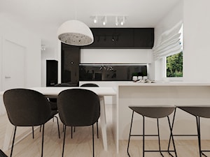 Apartament w dwóch kolorach - Kuchnia, styl nowoczesny - zdjęcie od Gama Design