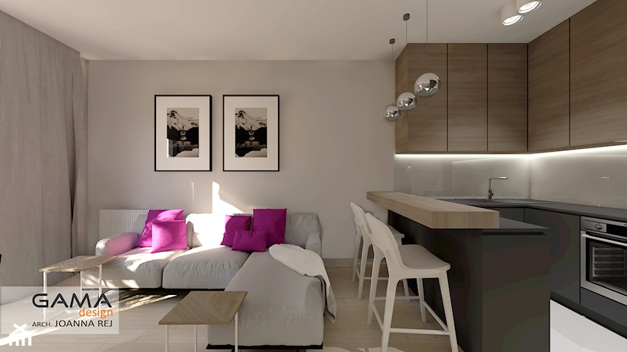 Mieszkanie 49,50 m2. - zdjęcie od Gama Design