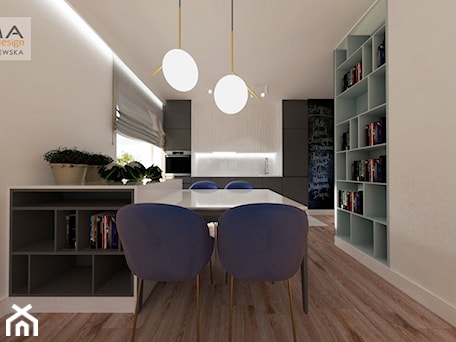 Aranżacje wnętrz - Kuchnia: Mieszkanie 55 m2 - Gama Design . Przeglądaj, dodawaj i zapisuj najlepsze zdjęcia, pomysły i inspiracje designerskie. W bazie mamy już prawie milion fotografii!