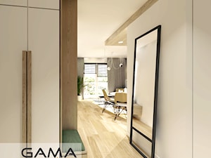 3 pokojowe 57,38 m2 - Hol / przedpokój, styl skandynawski - zdjęcie od Gama Design