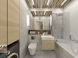 3 pokojowe 57,38 m2 - Łazienka, styl nowoczesny - zdjęcie od Gama Design