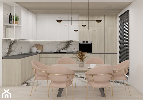 Dom w Gorlicach - Kuchnia, styl nowoczesny - zdjęcie od RAUM Pracownia Architektury